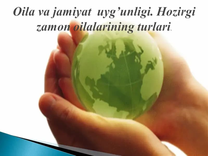 Oila va jamiyat uyg’unligi