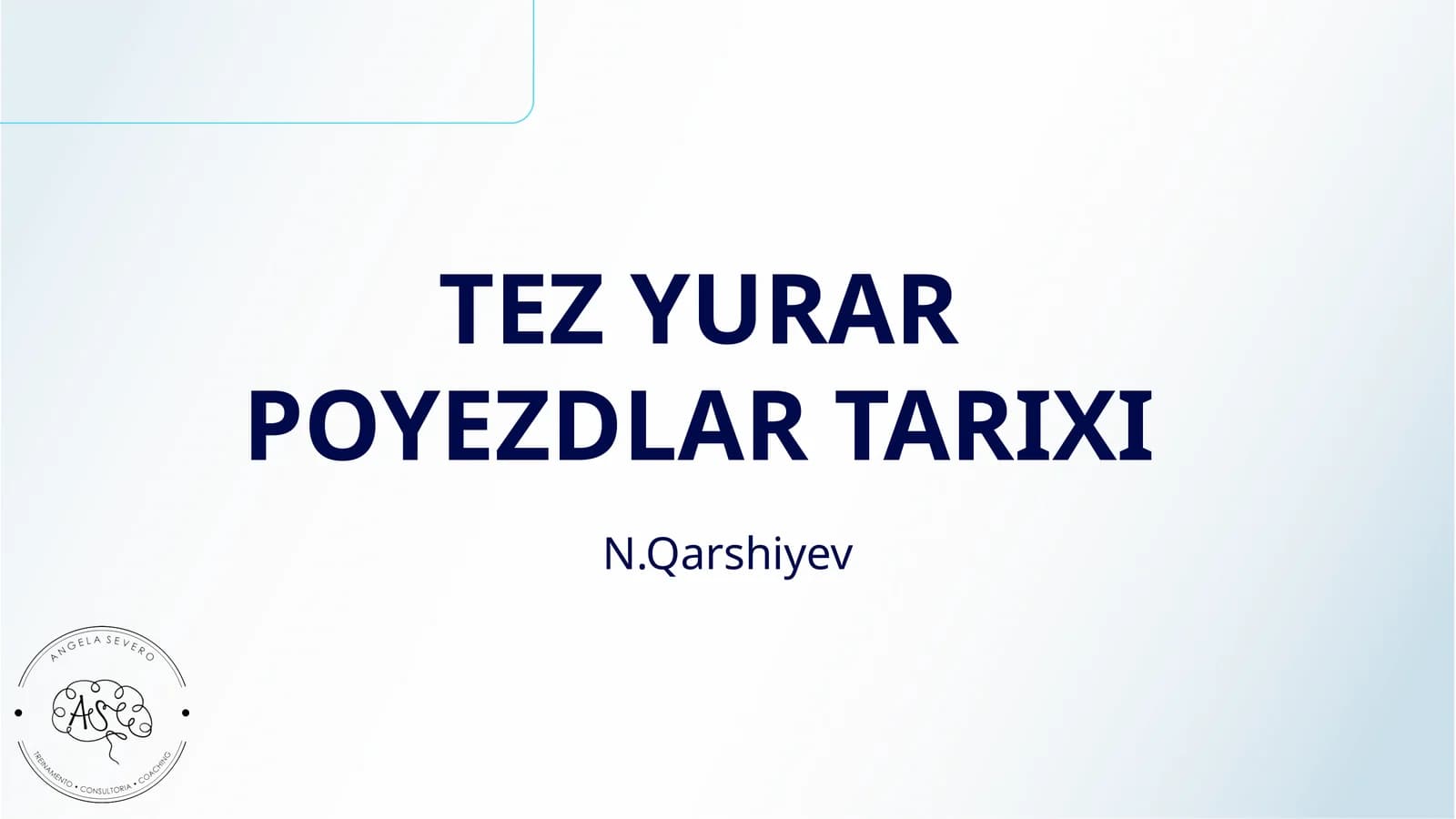 TEZ YURAR POYEZDLAR TARIXI