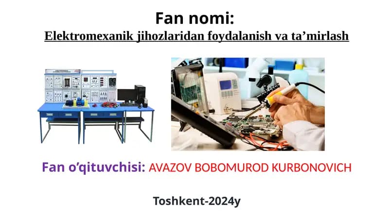 Himoyalash qurilmalari ekspluatatsiyasi