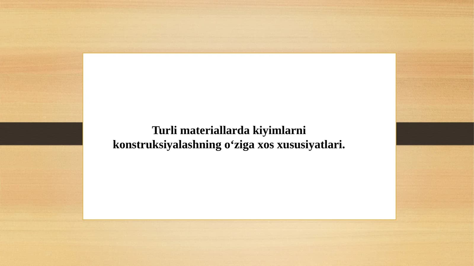 Turli materiallarda kiyimlarni konstruksiyalashning o‘ziga xos xususiyatlari
