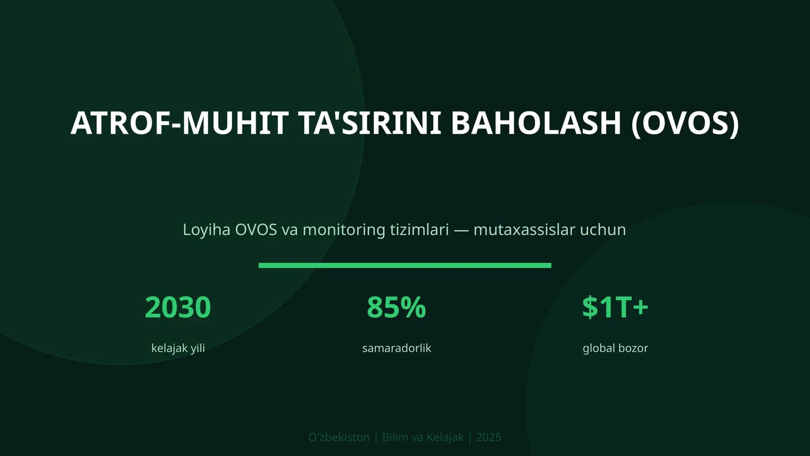 Atrof-muhit ta'sirini baholash (OVOS)