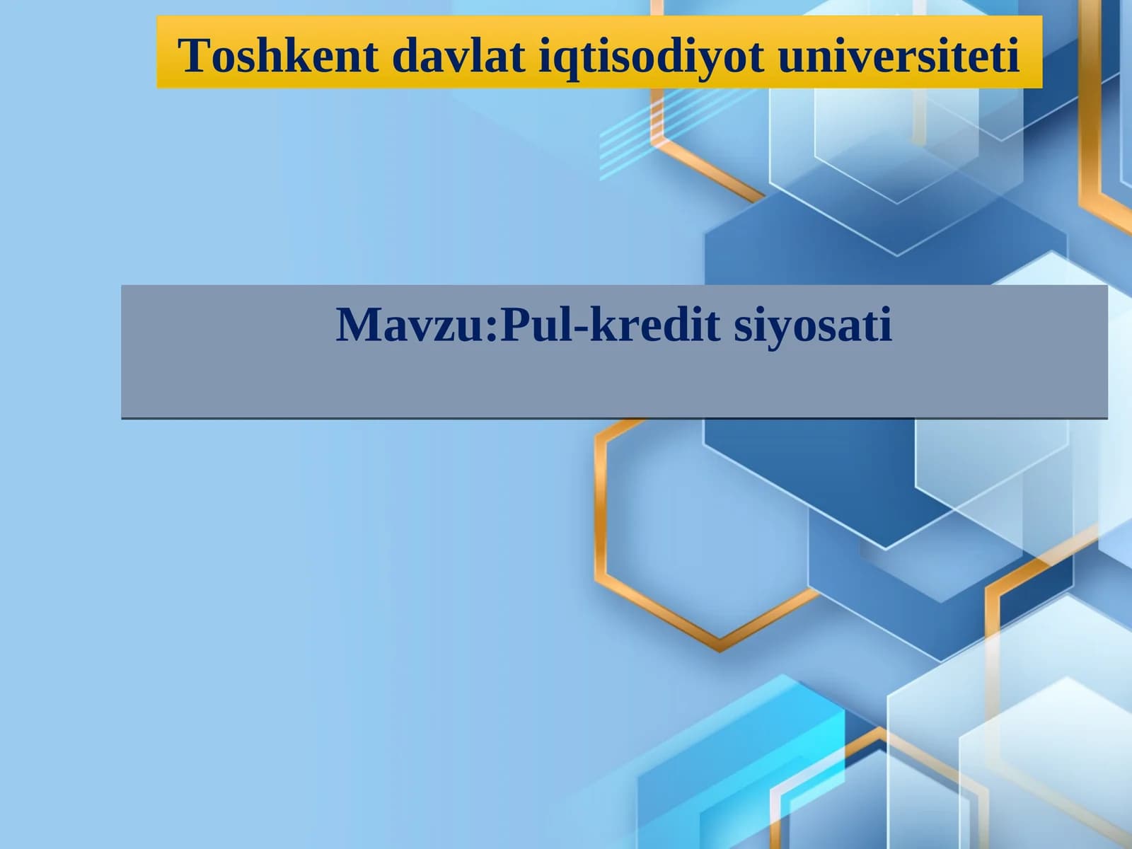 Pul-kredit siyosati