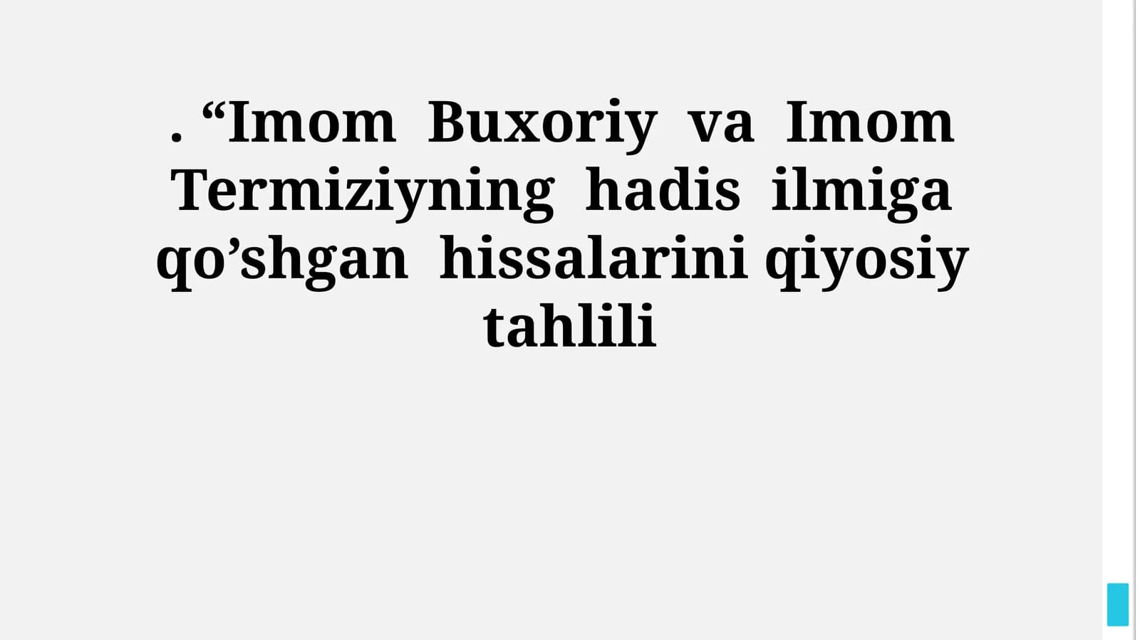 Sunan at-Termiziyning Tuzilishi va Mazmuni