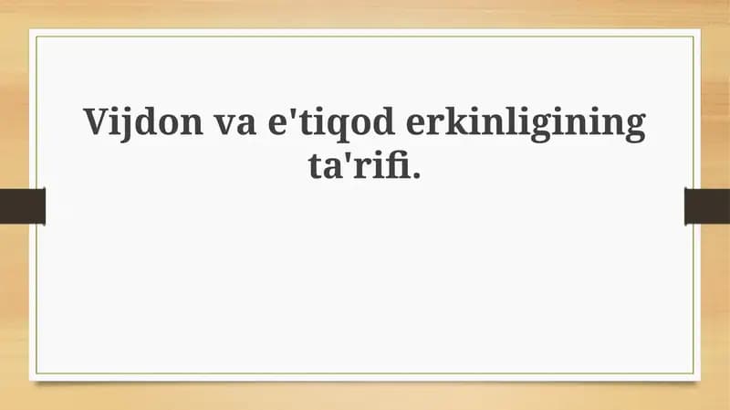 Vijdonvae'tiqoderkinliginingta'rifi