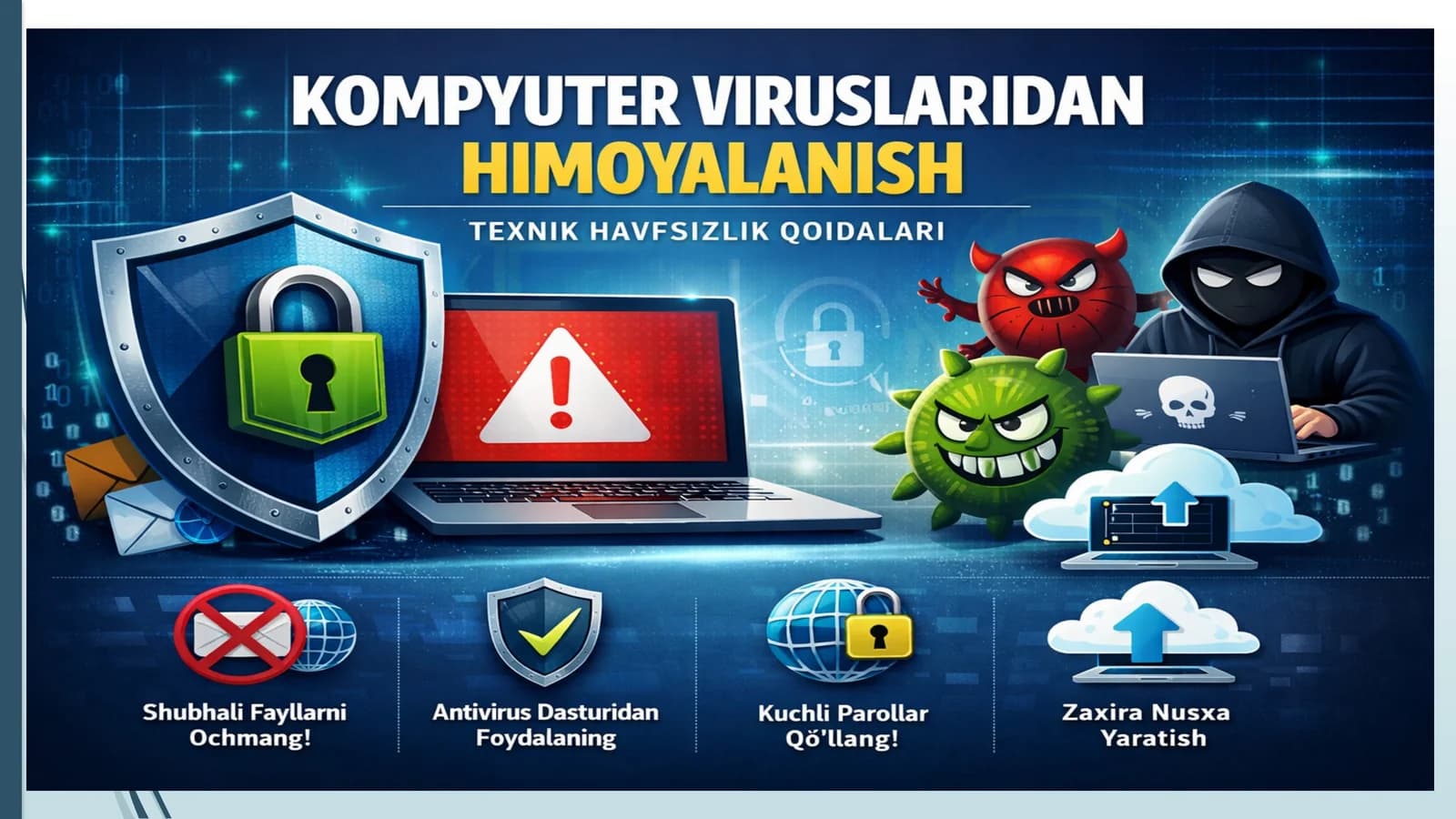 Kompyuter Viruslardan himoyalanish