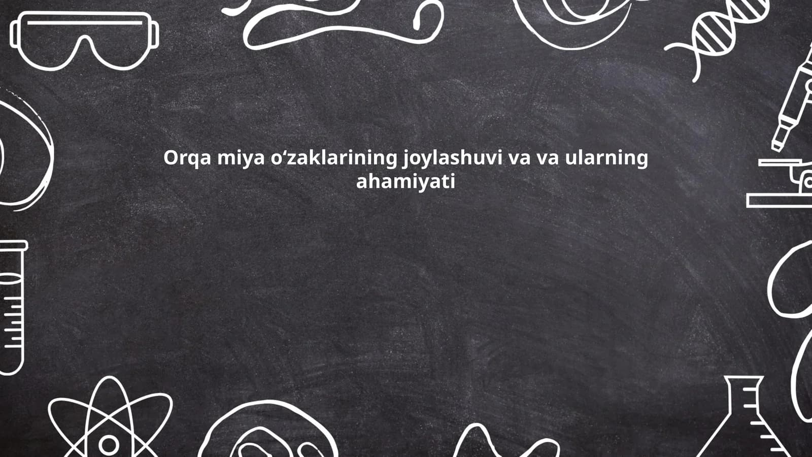 Orqa miya oʻzaklarining anatomik tuzilishi