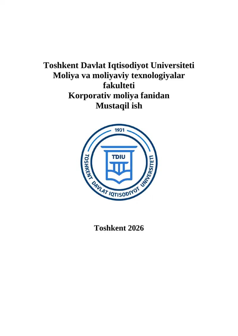 Korporativ moliyada kollektiv moliyalashtirish