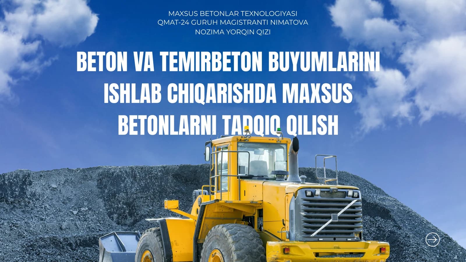 QMAT-24 GURUH: MAGISTRANTI NIMATOVA NOZIMA YORQIN QIZI