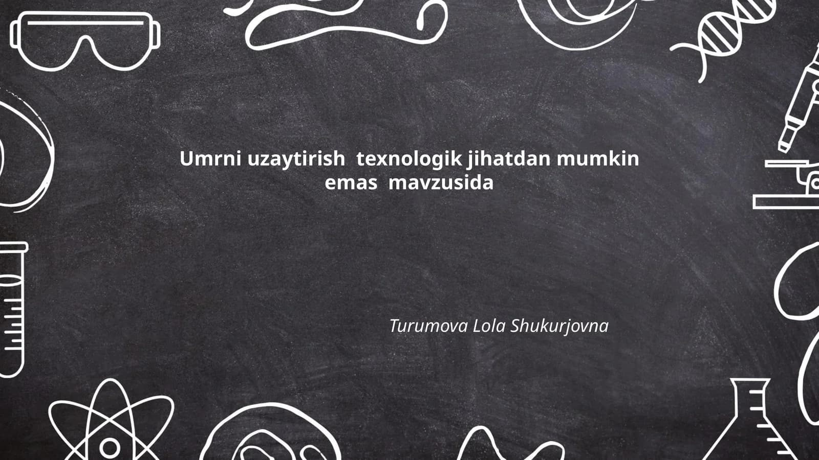 Umrni uzaytirishning biologik cheklovlari