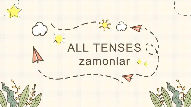Ingliz tilidan 12 ta zamonlar taqdimoti (ppt)