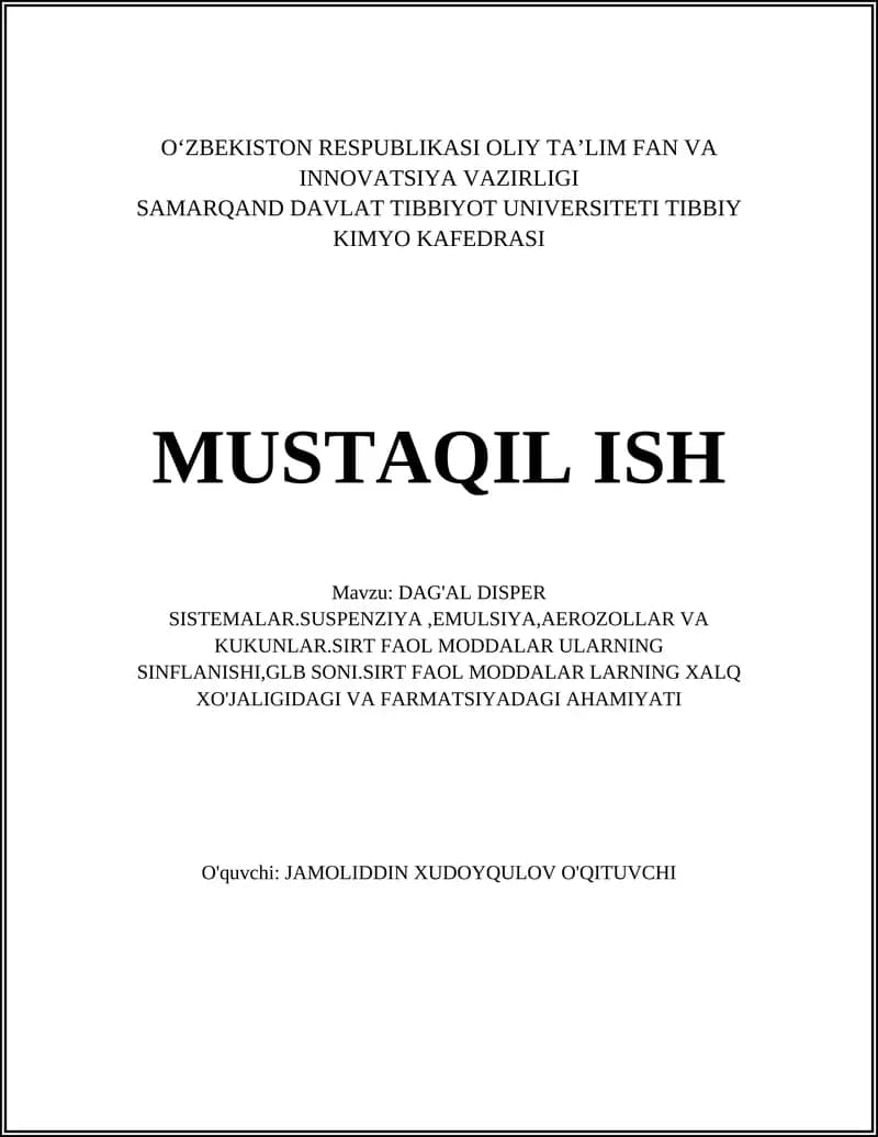 DAG'AL DISPER SISTEMALAR