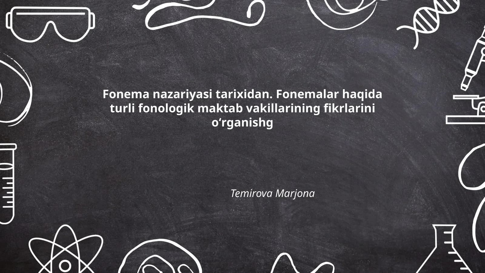 Fonema nazariyasi tarixidan