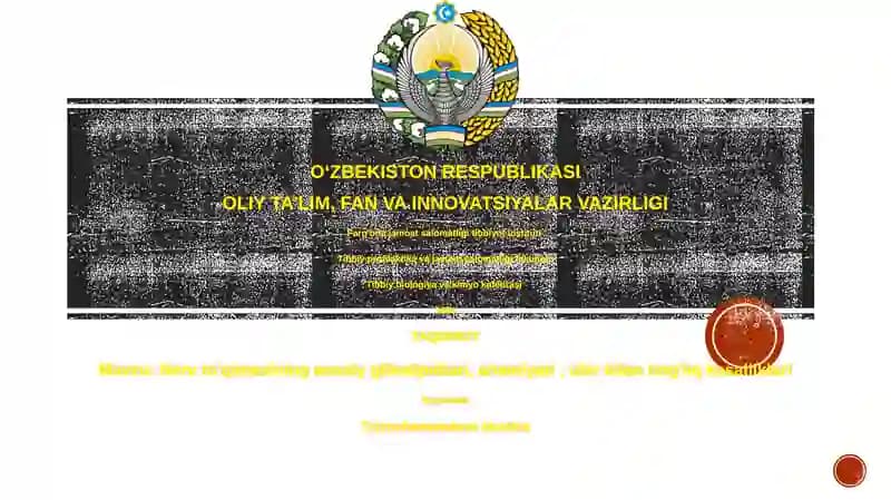 Nerv to'qimasining asosiy glikolipidlari
