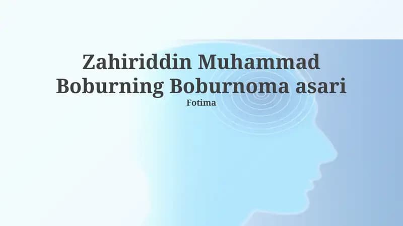 Boburnoma