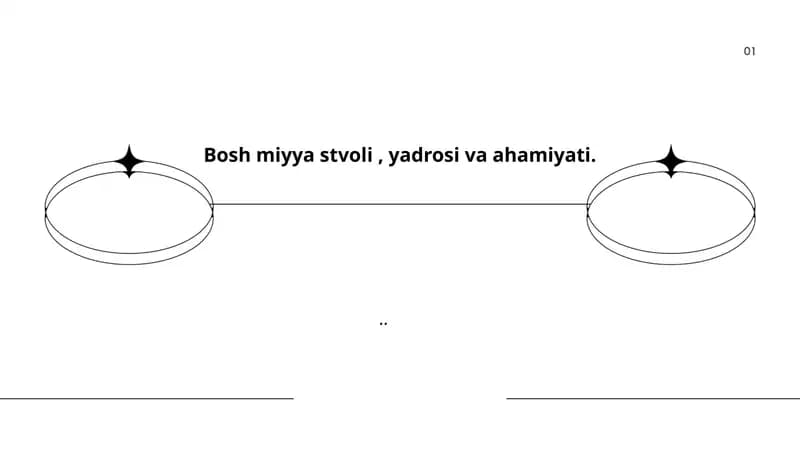 Bosh miyya stvolining anatomiyasi