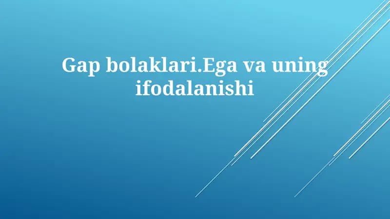 Defektiv gaplar: mohiyati va turlari