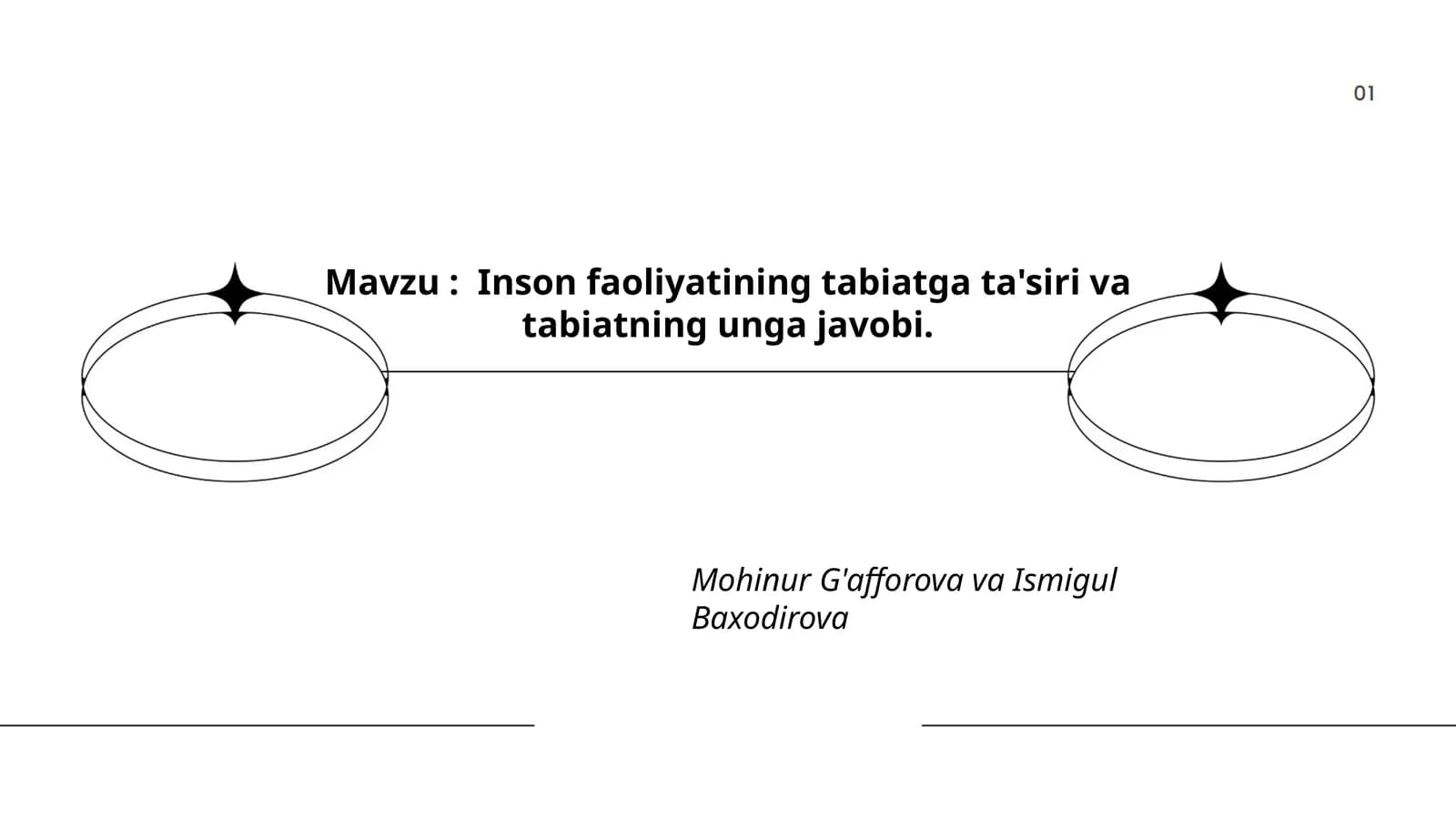 Inson Faoliyatining Tabiatga Ta'siri va Tabiatning Unga Javobi