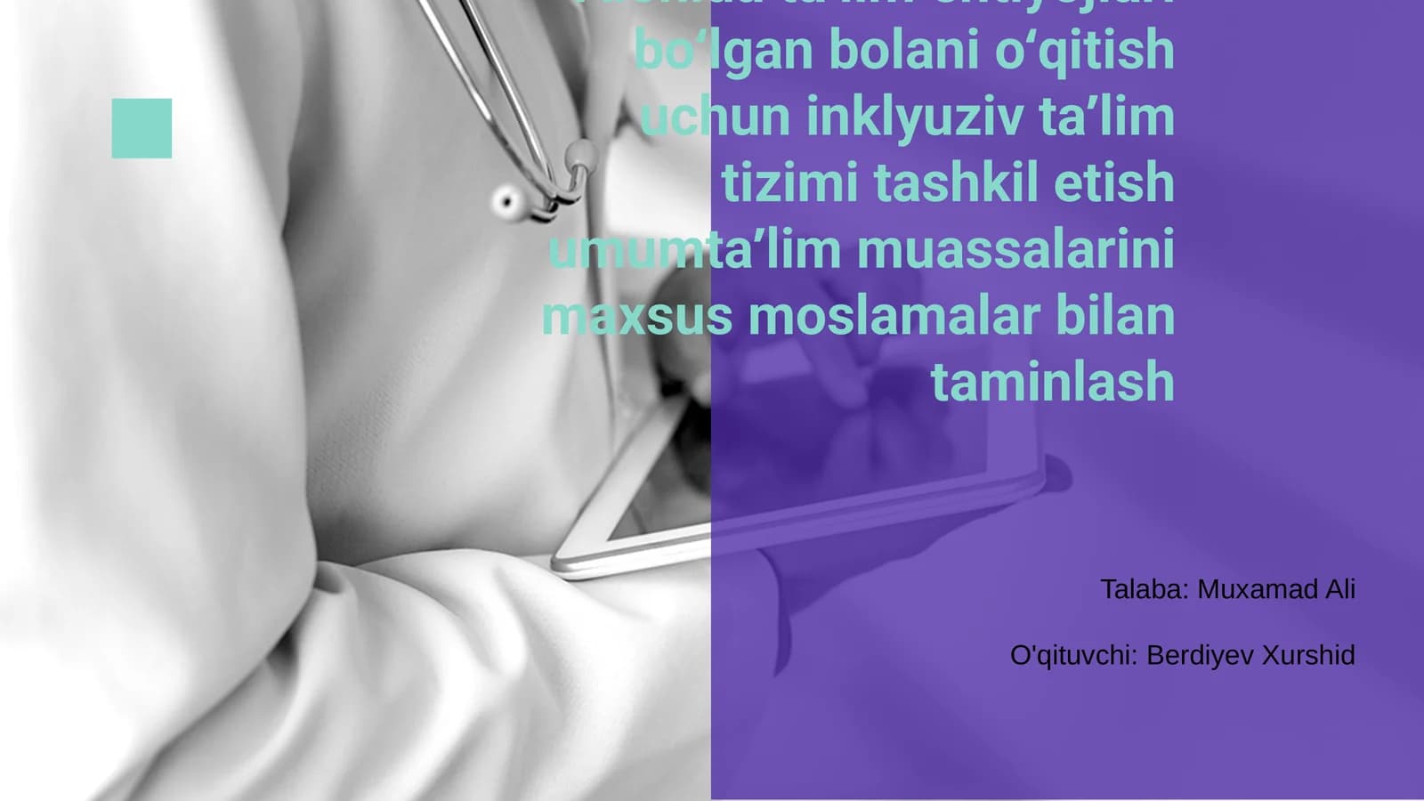 Inklyuziv ta'lim tizimi
