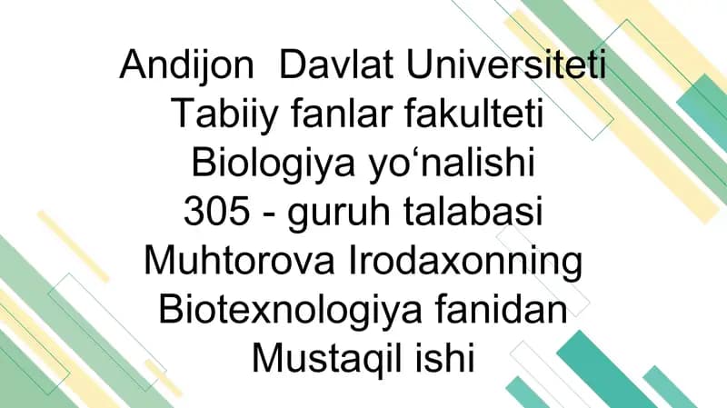 Chiqindisiz texnologiya
