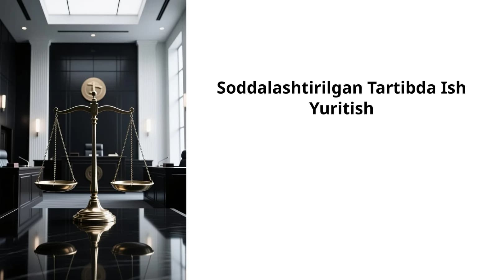 Soddalashtirilgan Ish Yuritish