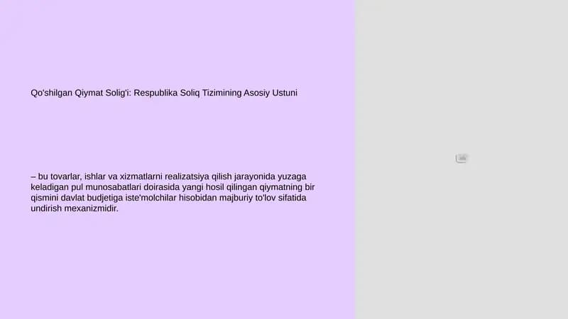 Qo'shilgan Qiymat Solig'i: Respublika Soliq Tizimining Asosiy Ustuni