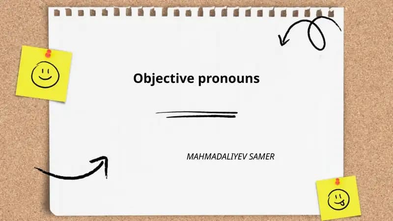 Shaxsiy olmoshlar