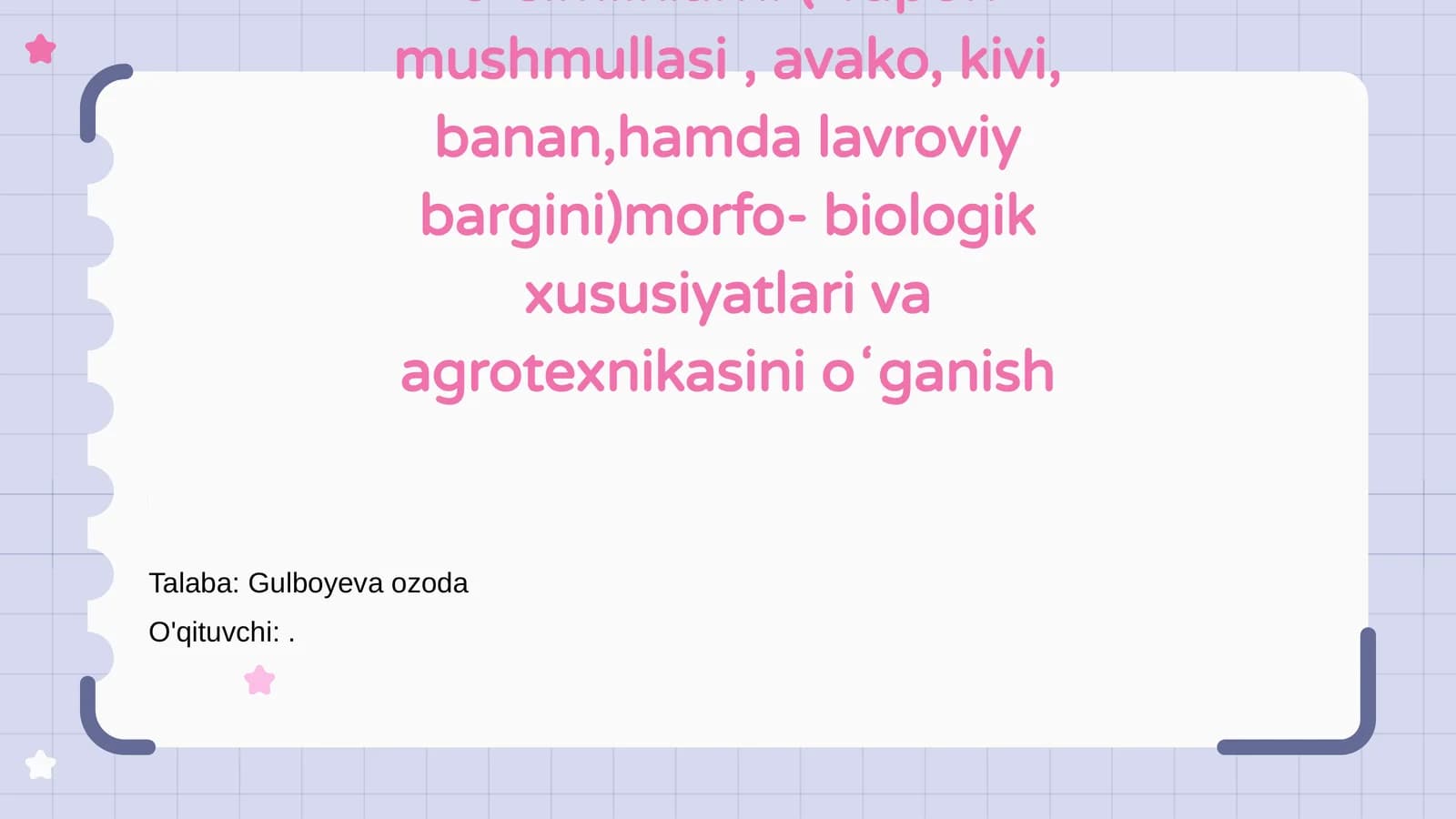 Keng tarqalgan noyob subtropik oʻsimliklar