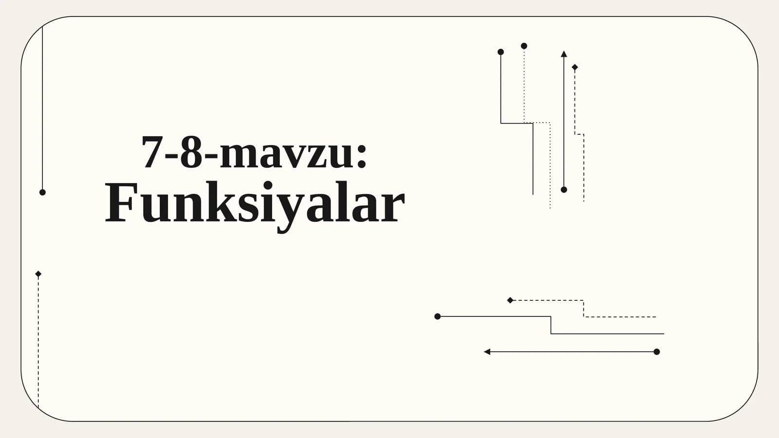 Funksiyalar