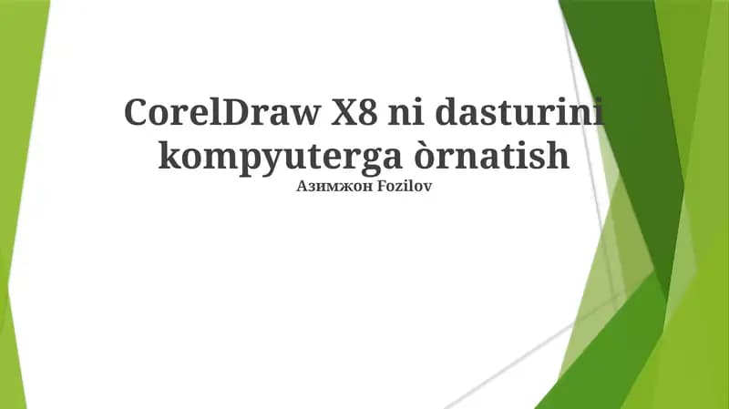 CorelDraw X8