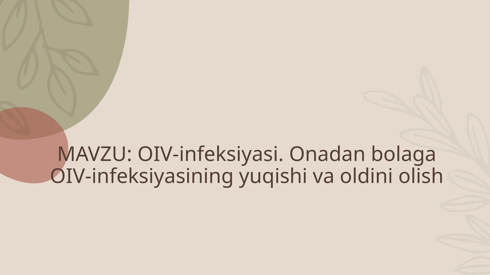 OIV-infeksiyasi