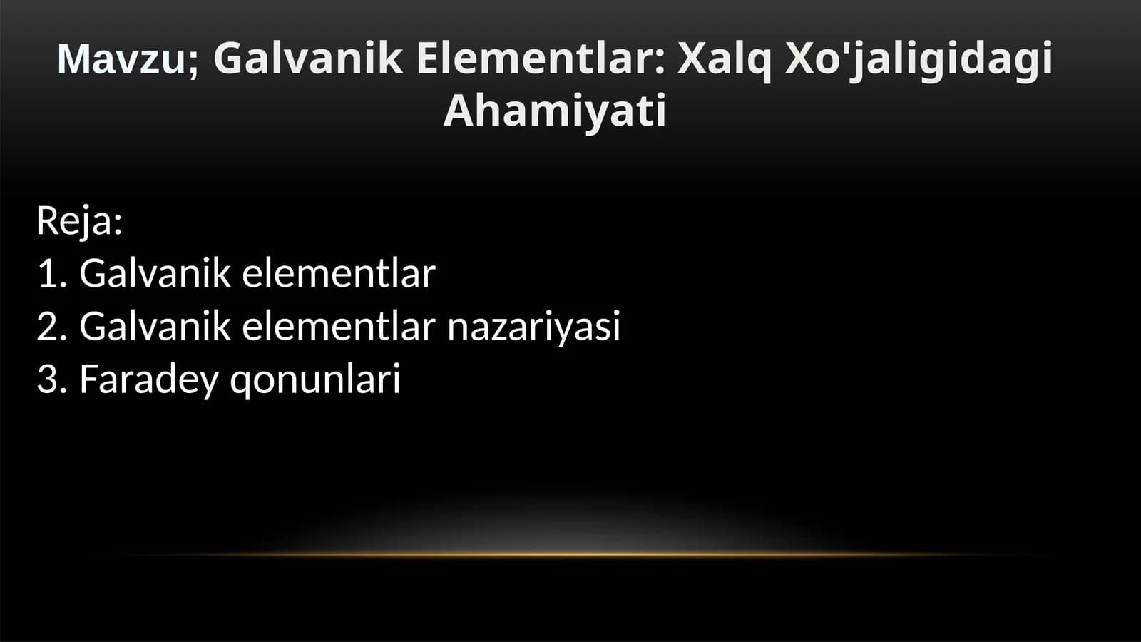 Galvanik Elementlar: Xalq Xo'jaligidagi Ahamiyati