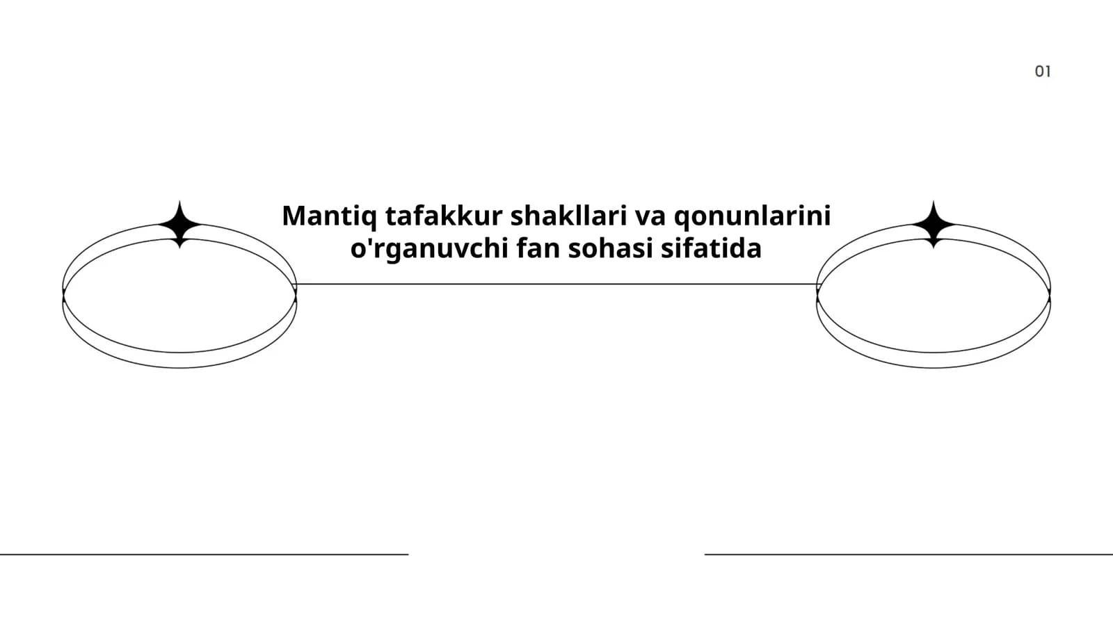 Mantiq tafakkur shakllari va qonunlarini o'rganuvchi fan sohasi sifatida