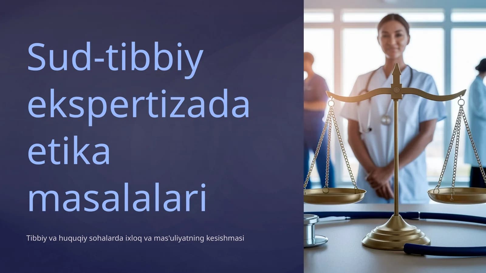 Sud-tibbiy ekspertizada etika masalalari