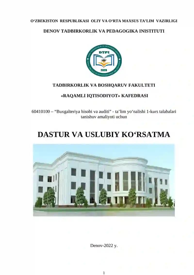 Buxgalteriya hisobi va auditi