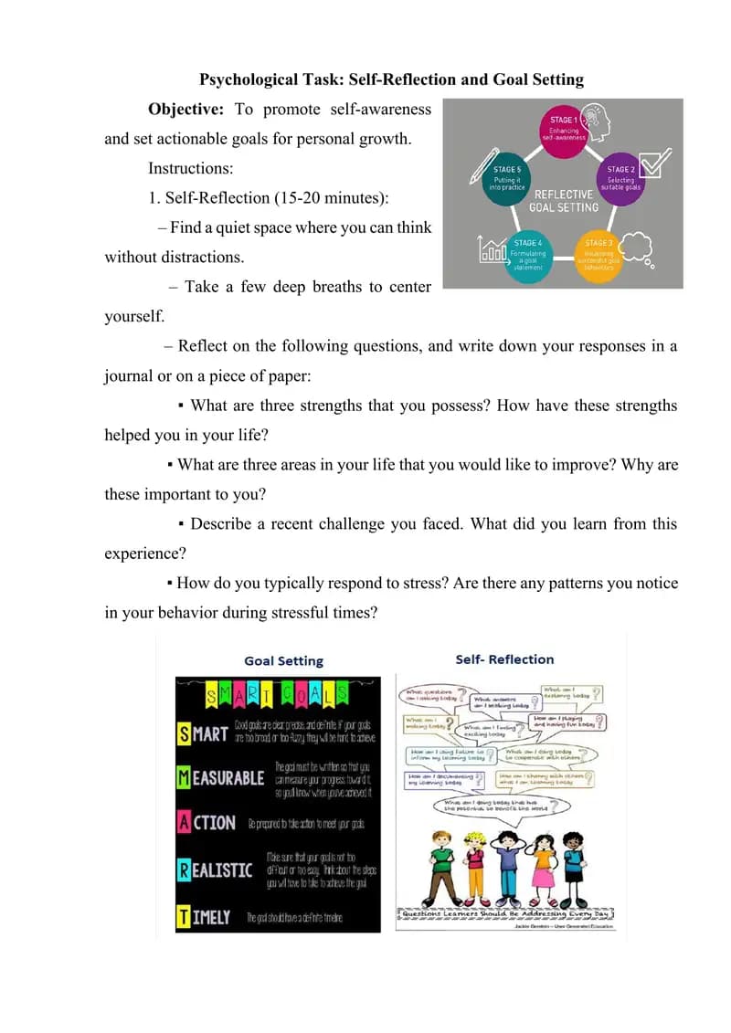 Self-Reflection Journal