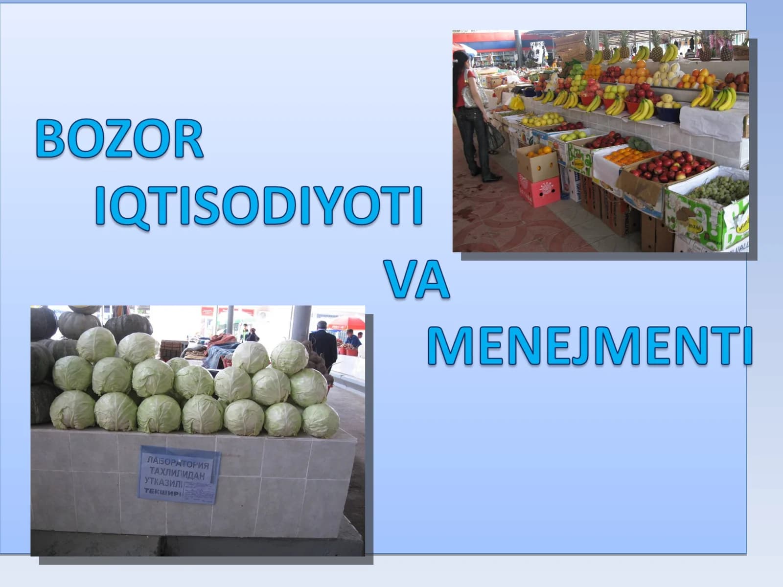 Qadimdan O’rta Osiyoning bozorlari