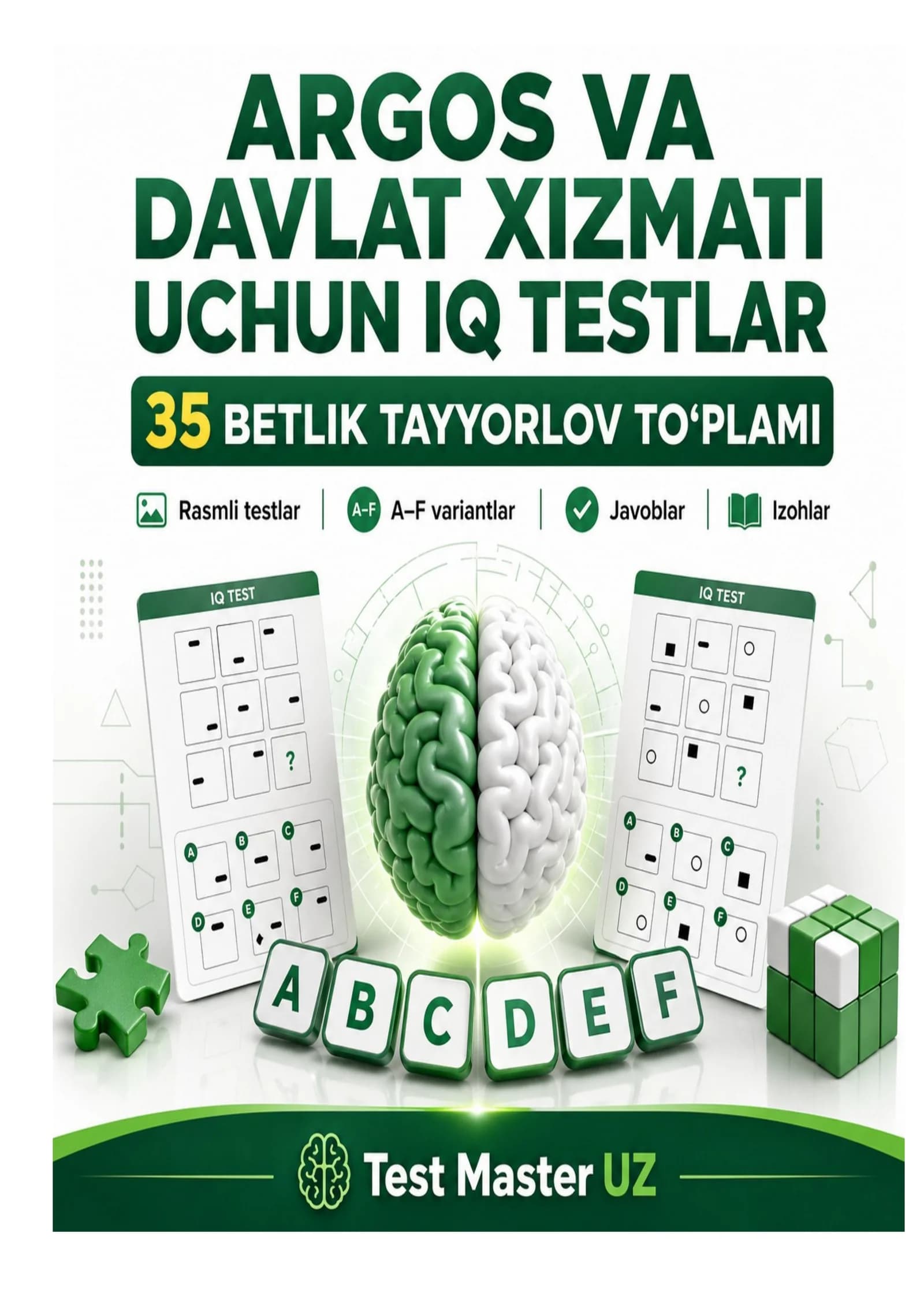 IQ va mantiqiy testlar to‘plami