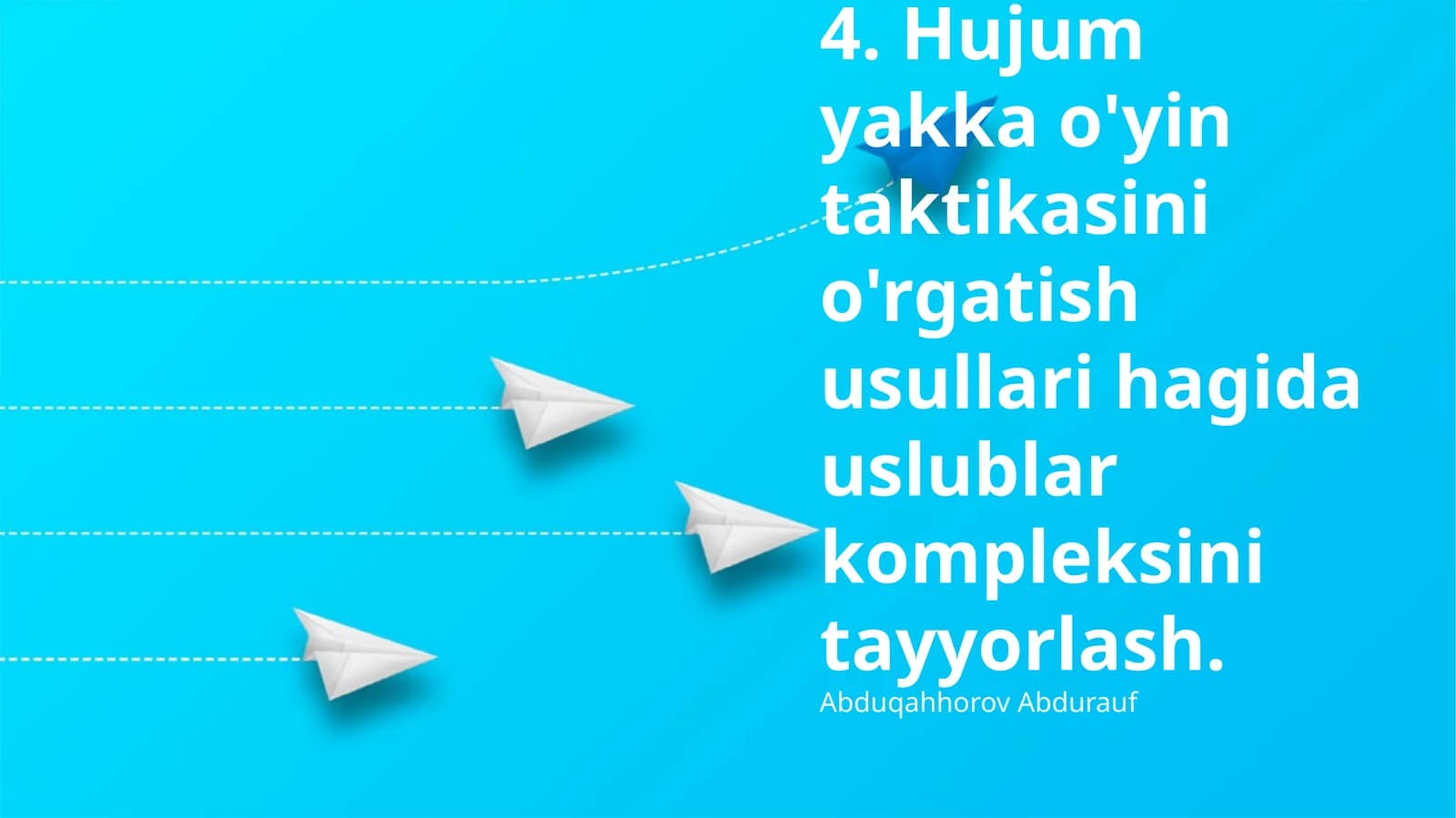 Hujumkorlik Taktikasining Asosiy Elementlari