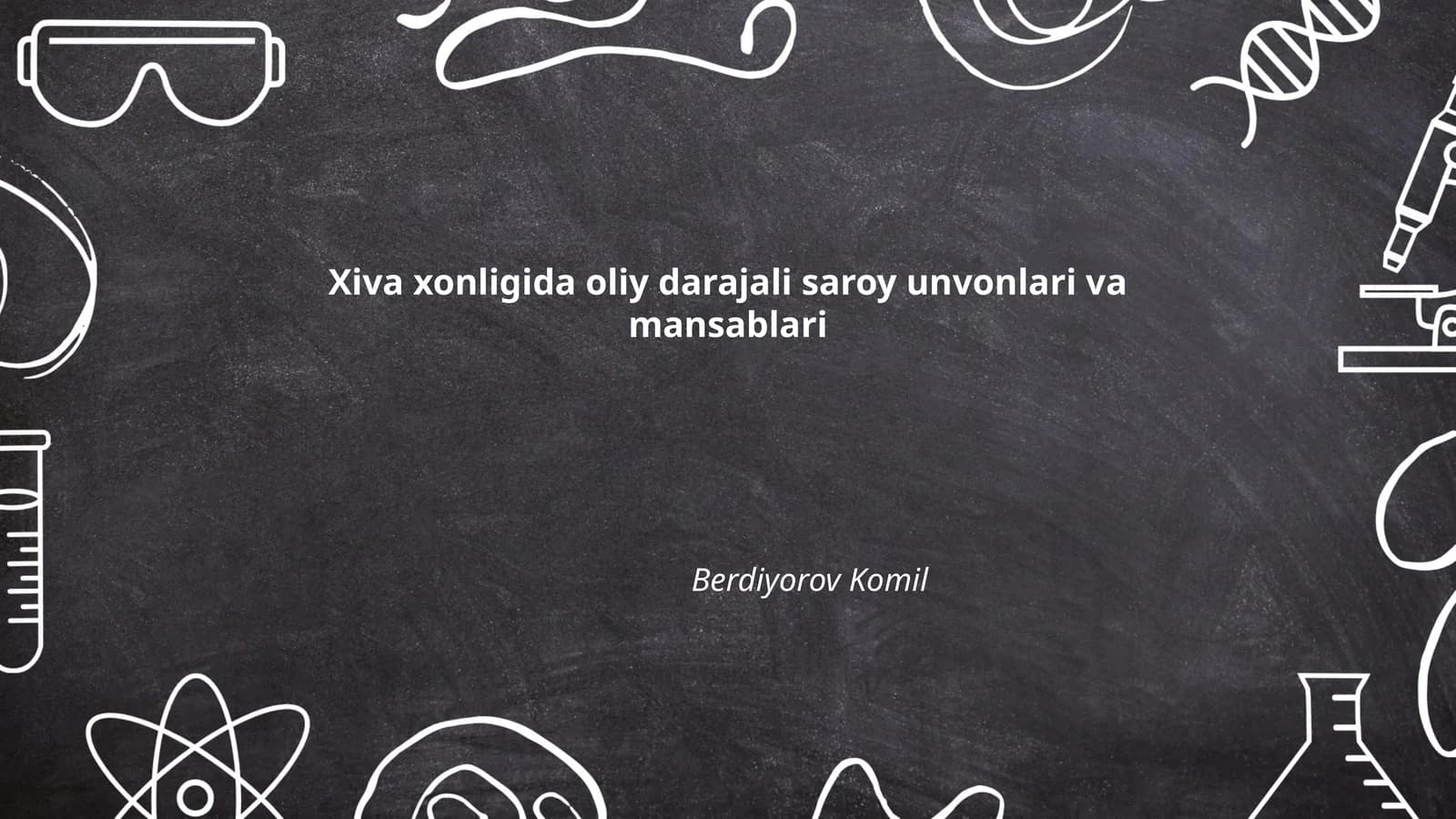 Xiva xonligida oliy darajali saroy unvonlari va mansablari