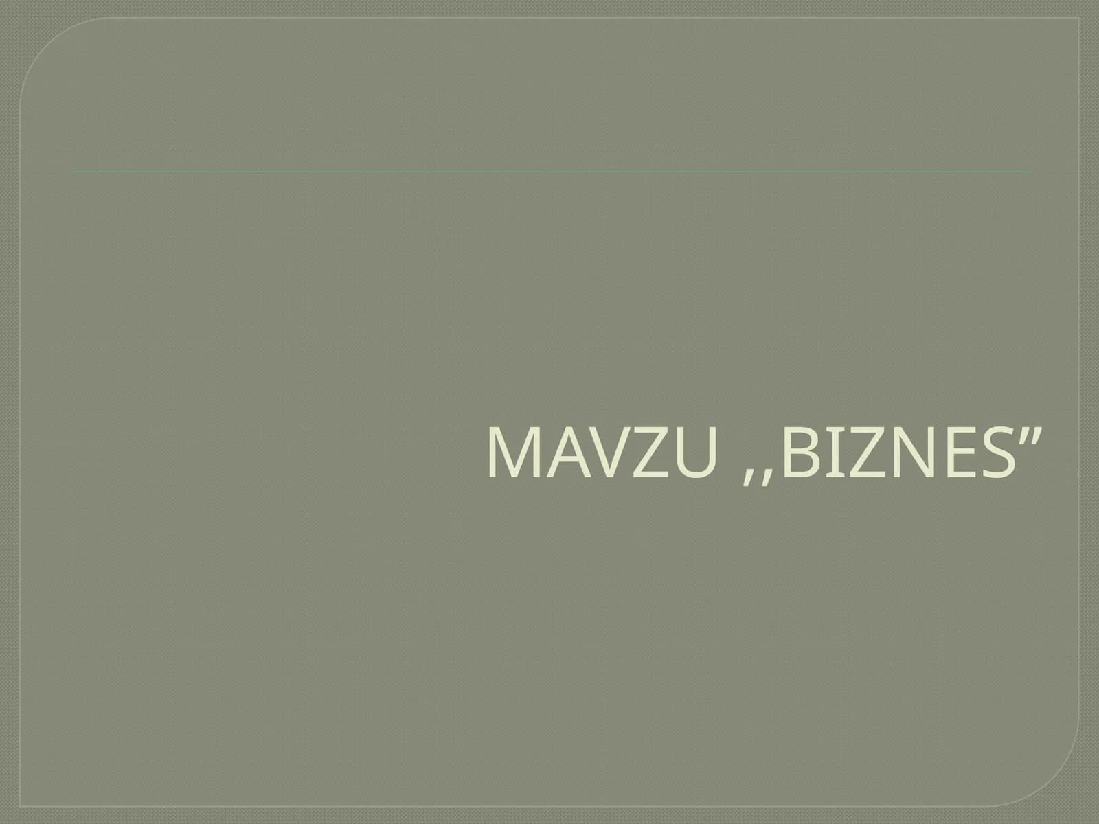 BIZNES