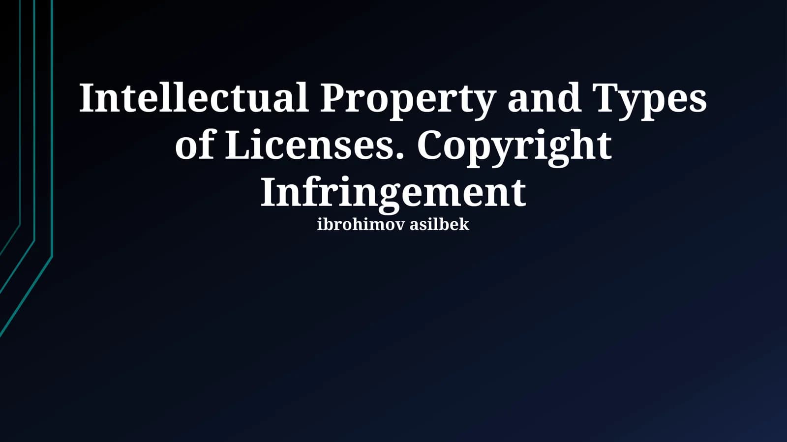 Types of Intellectual Property Licenses