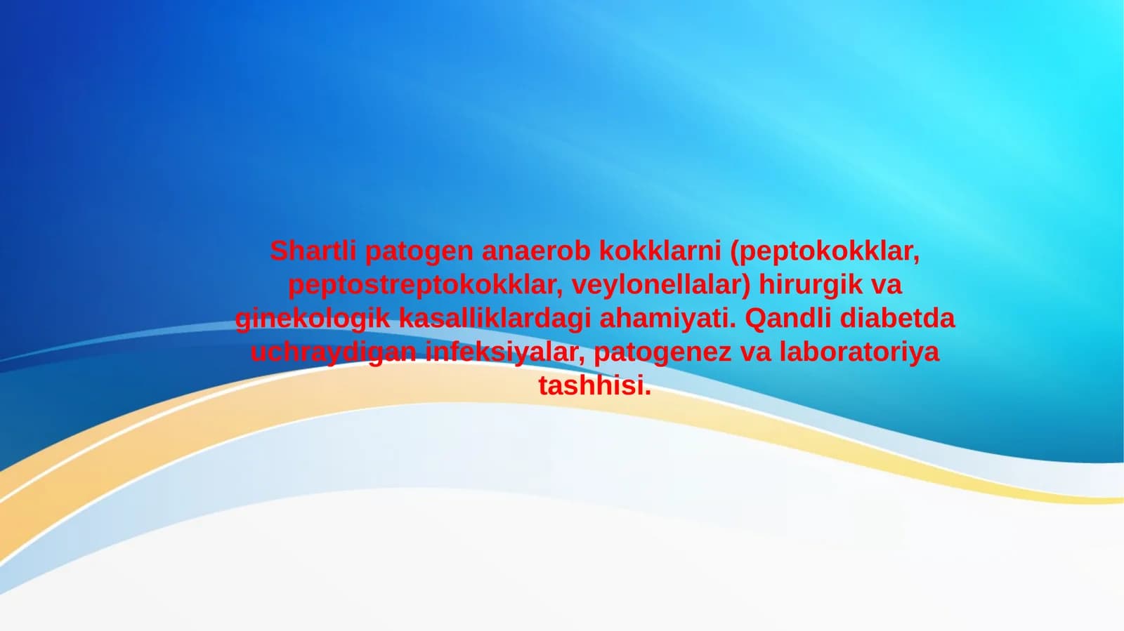 Shartli patogen anaerob kokklar (peptokokklar,peptostreptokokklar,veylonellalar)