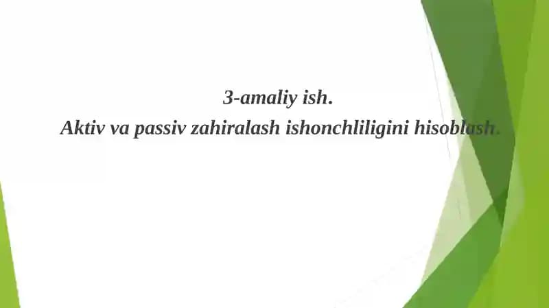 Avtomatlashtirish sistemalarining ishonchliligi