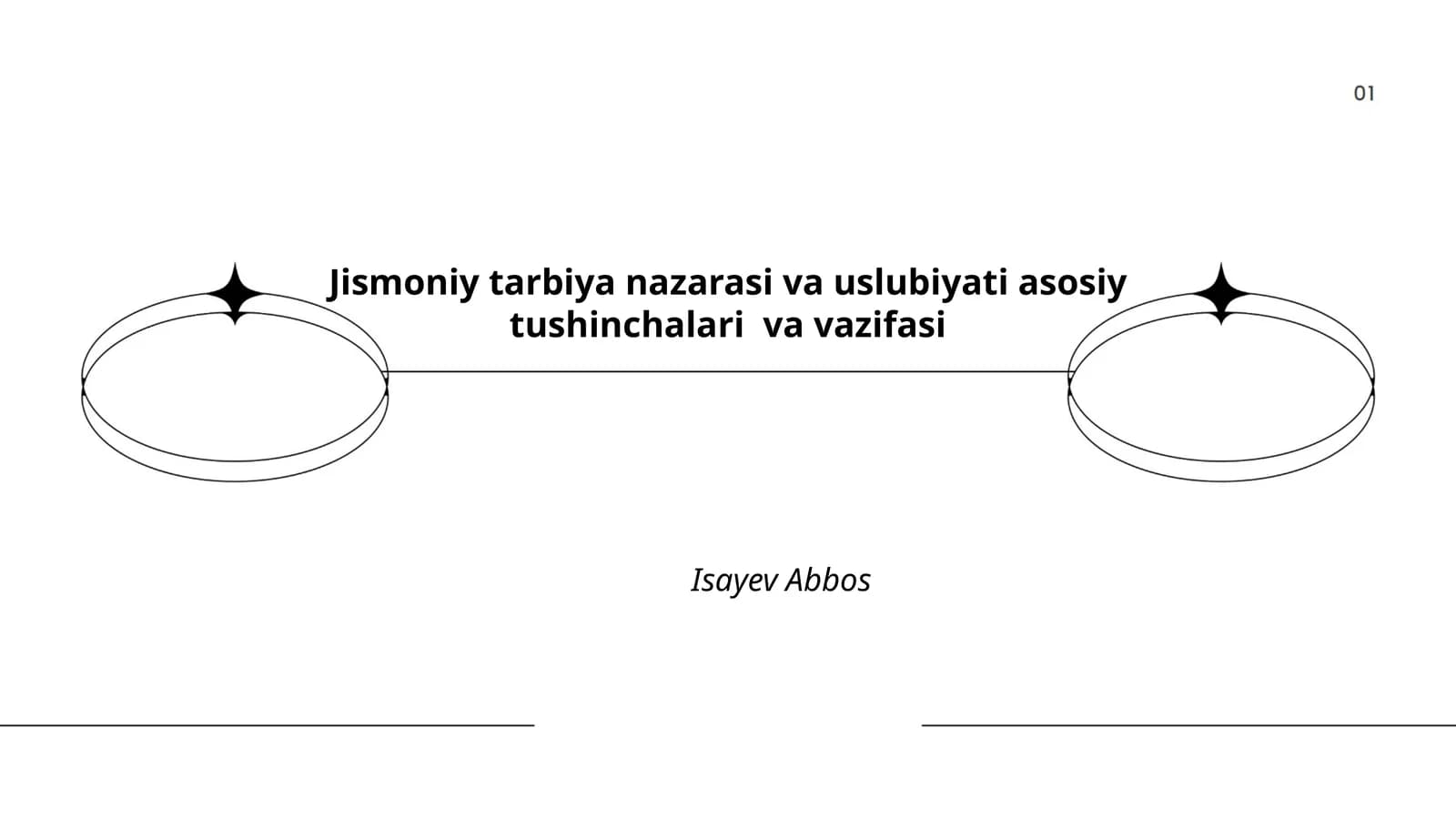 Jismoniy tarbiya nazarasi va uslubiyati asosiy tushunchalari va vazifasi