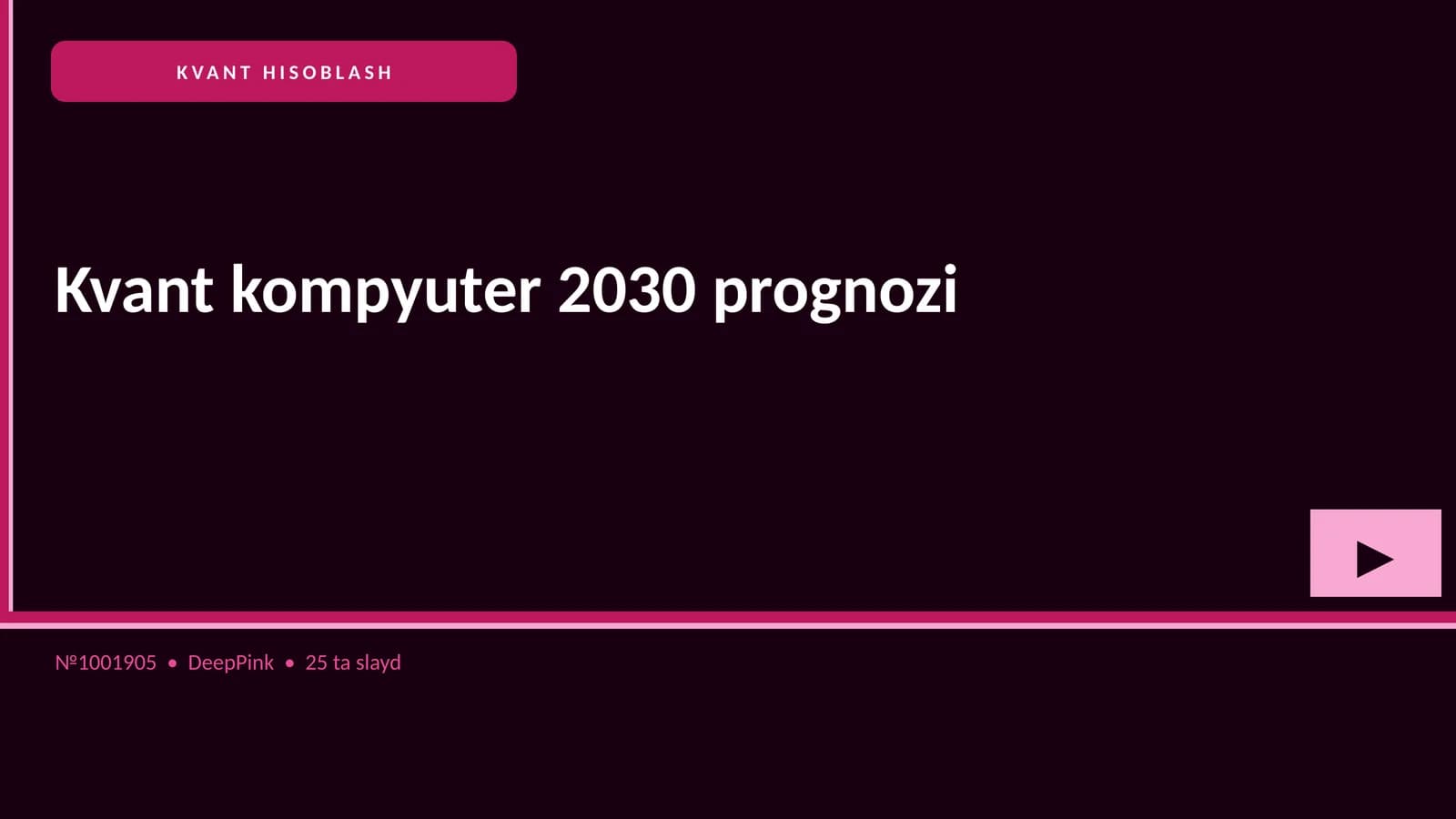Kvant kompyuter 2030 prognozi