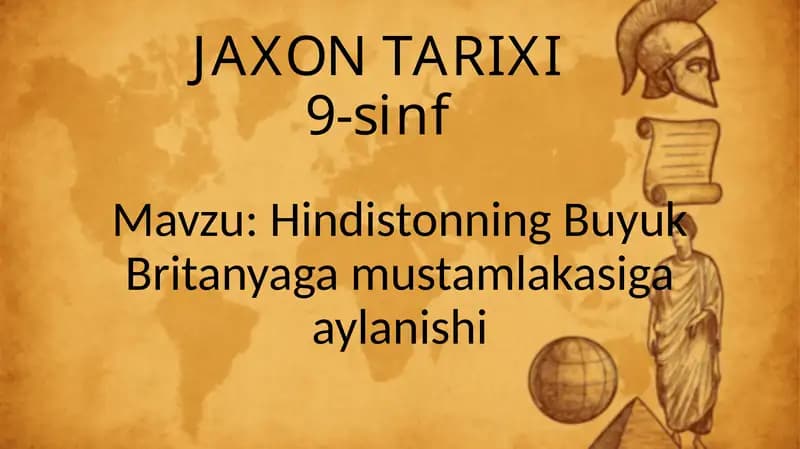 JAXON TARIXI 9-sinf