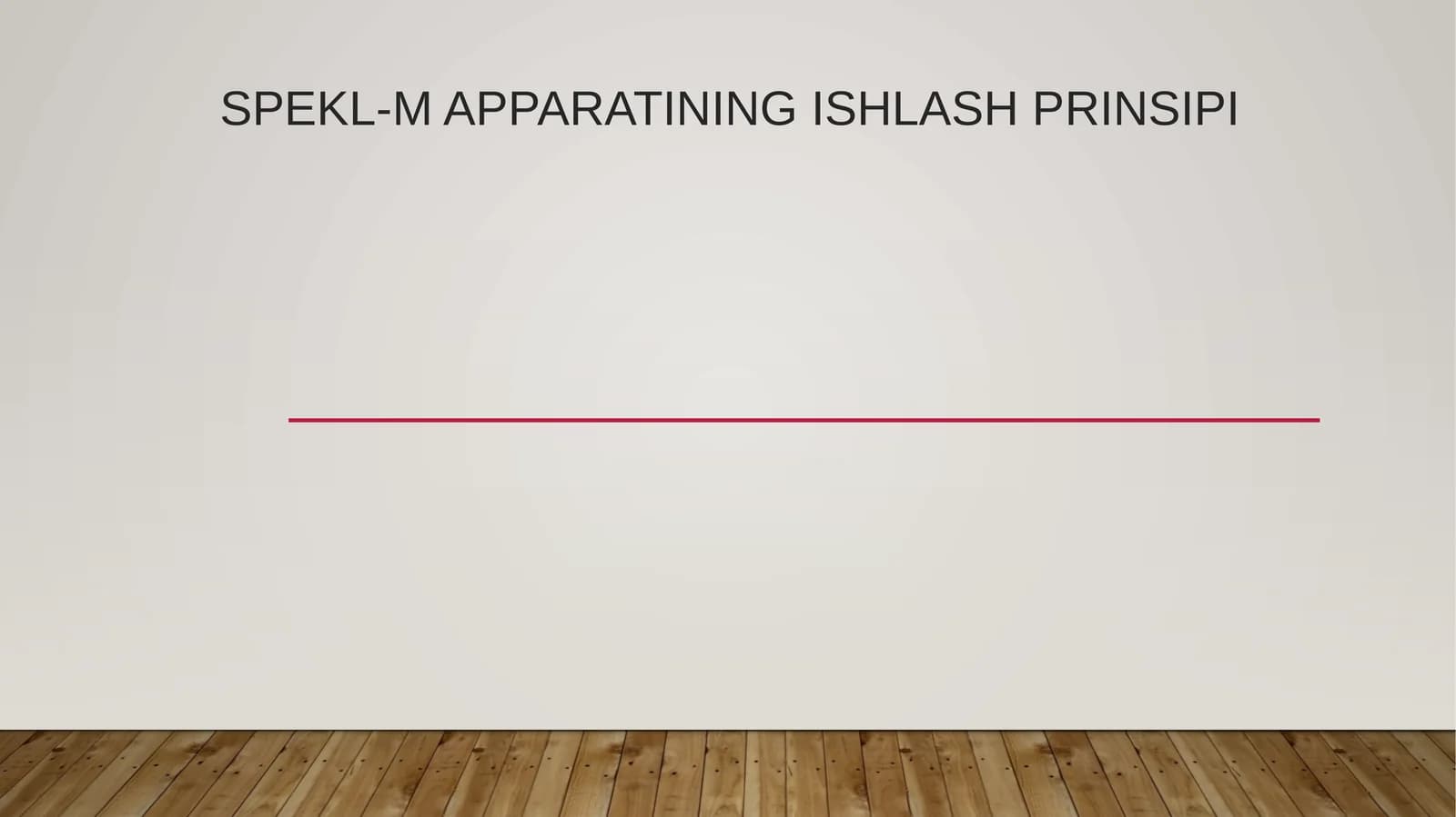 Spekl-m apparatining ishlash prinsipi
