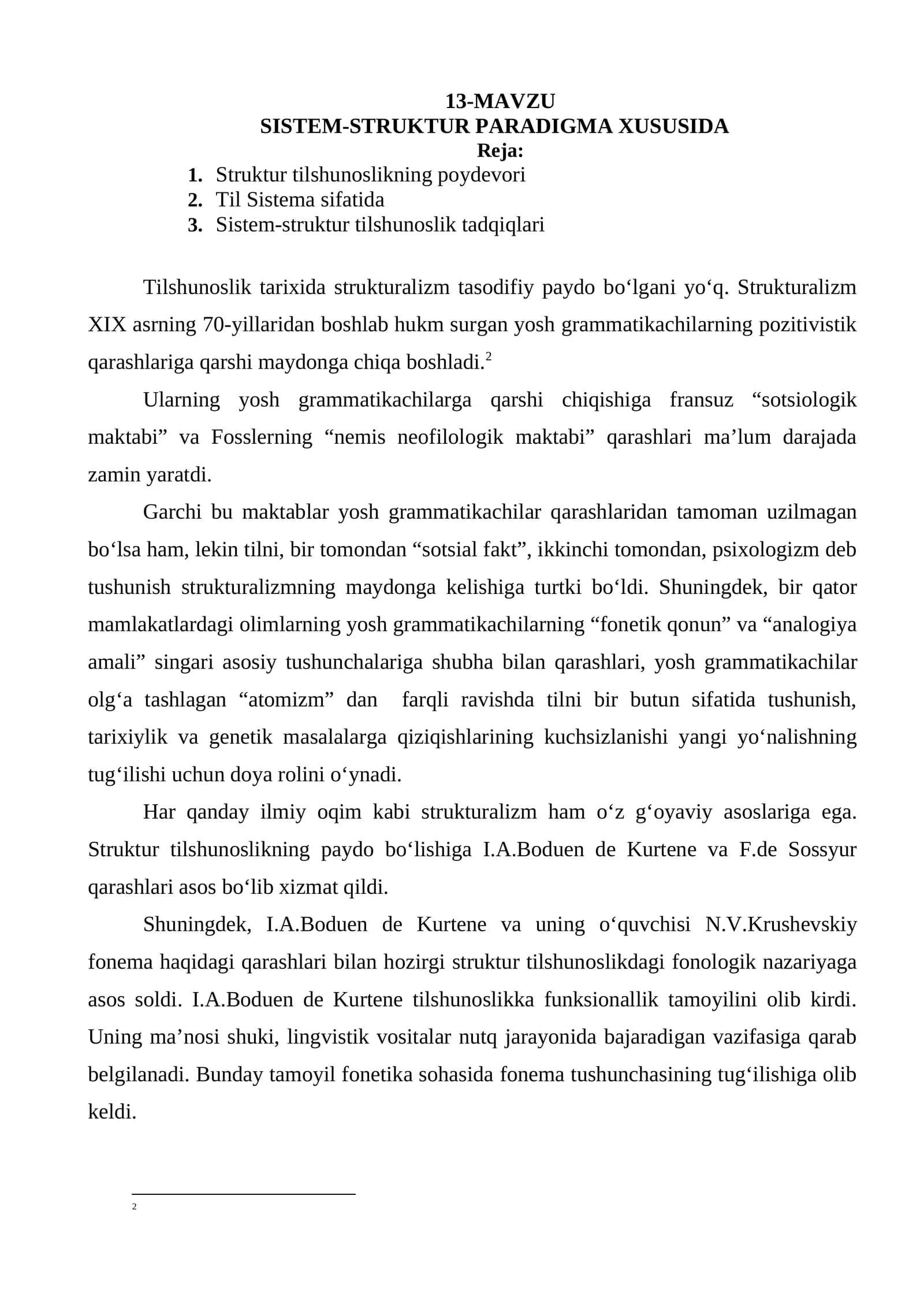 SISTEM-STRUKTUR PARADIGMA XUSUSIDA