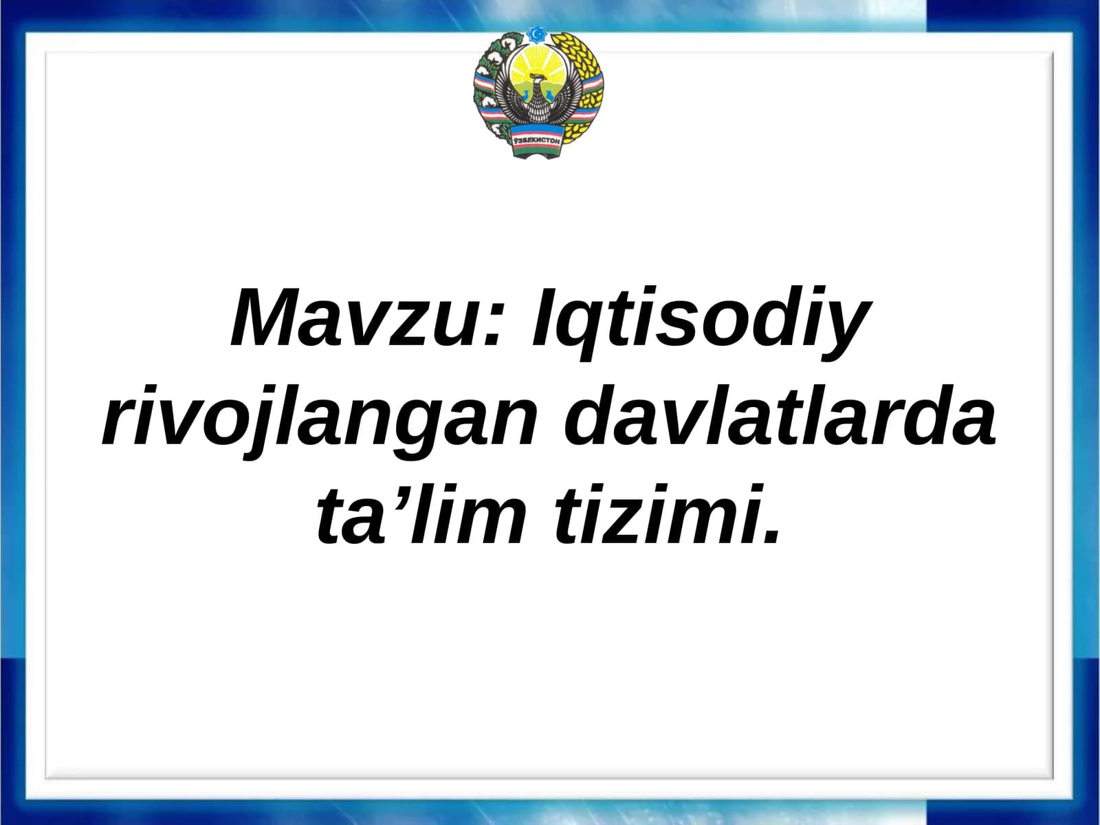 Ta’lim tizimlari AQSH va Yaponiyada
