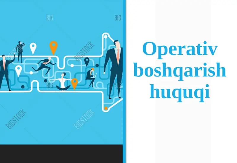 Operativboshqarish huquqi
